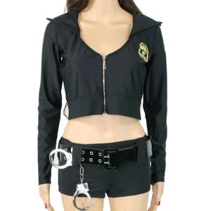 Sexy Police Cop Costume M/L NWT